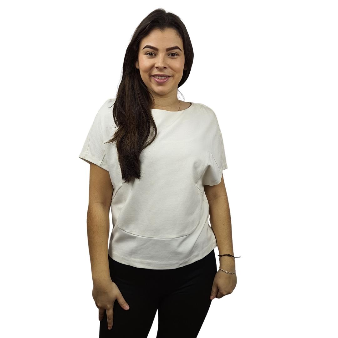 Blusa Vero Moda Blanco Style JANE S/S JERSEY TOP(VMC-MM)