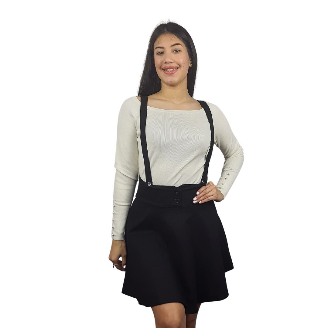 Falda Vero Moda Negro Style PORTER JERSEY SKIRT(EL)