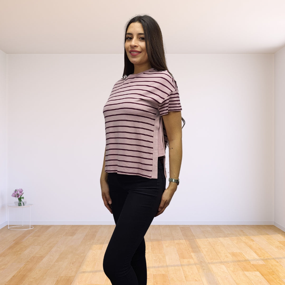 Polera Vero Moda Lila Style QUICK S/S TOP(TP)