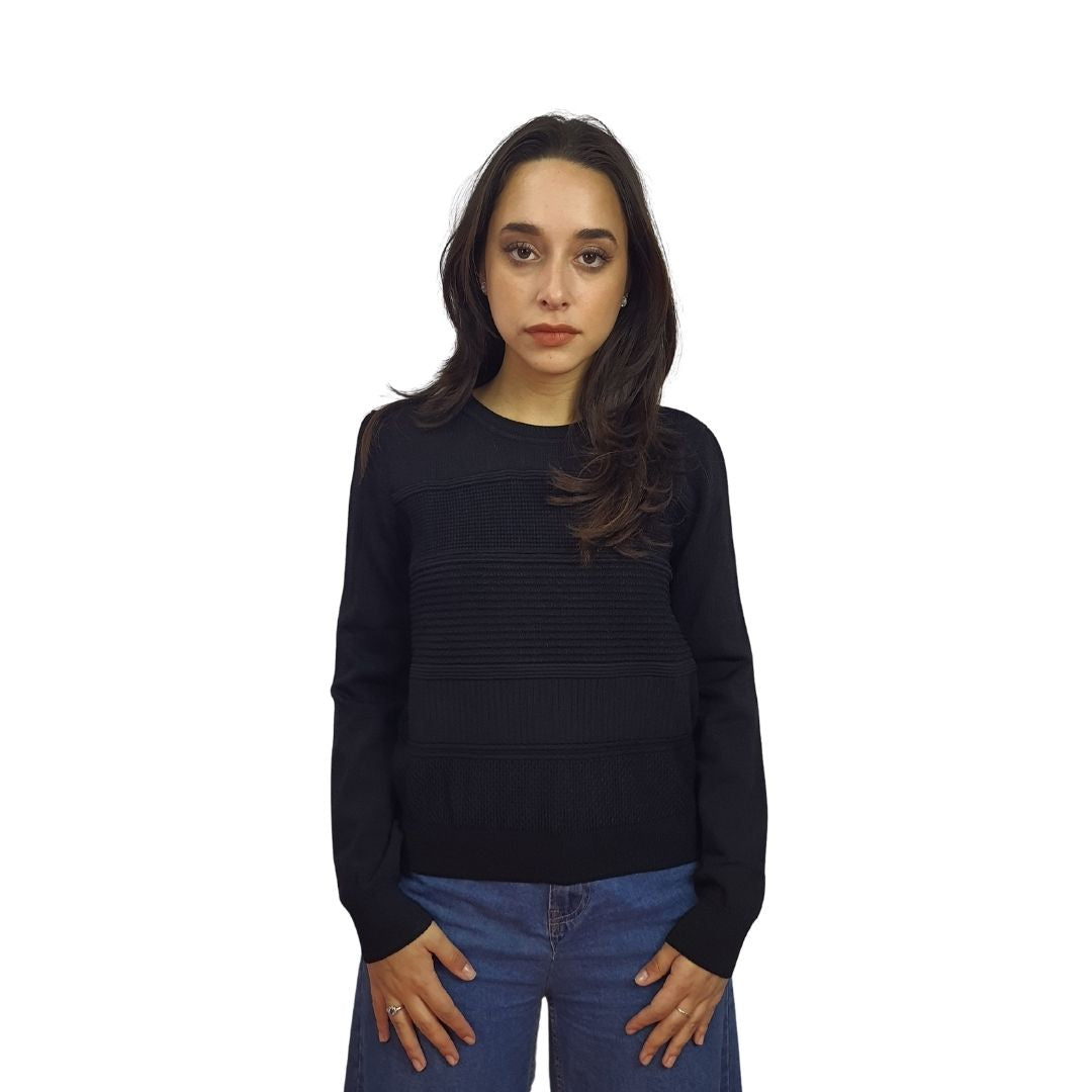 Sweater Vero Moda Negro Style JOANNA L/S KNIT(BT)