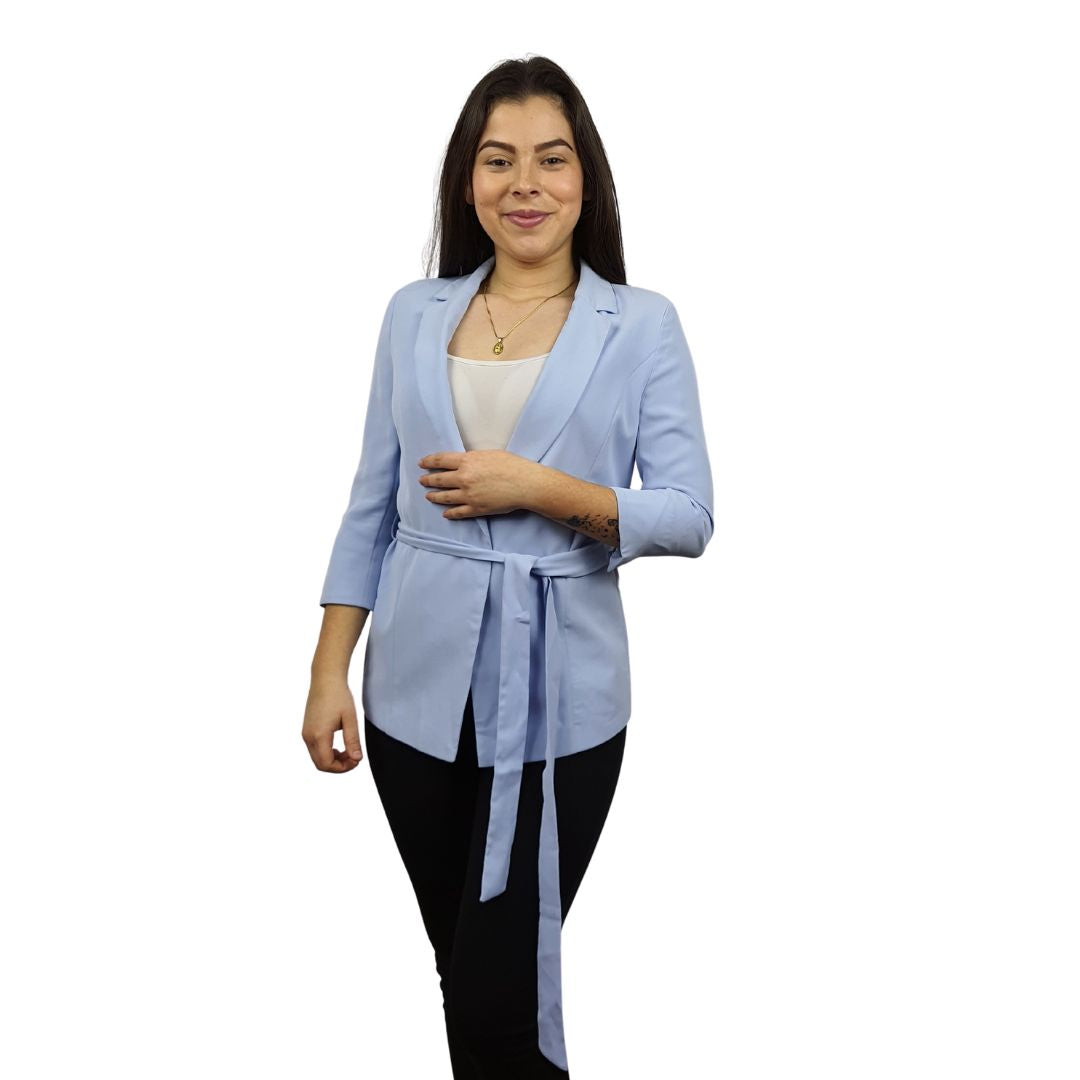 Blazer Vero Moda Azul Claro Style MAGGIE 3/4 BLAZER(VMC-NR)
