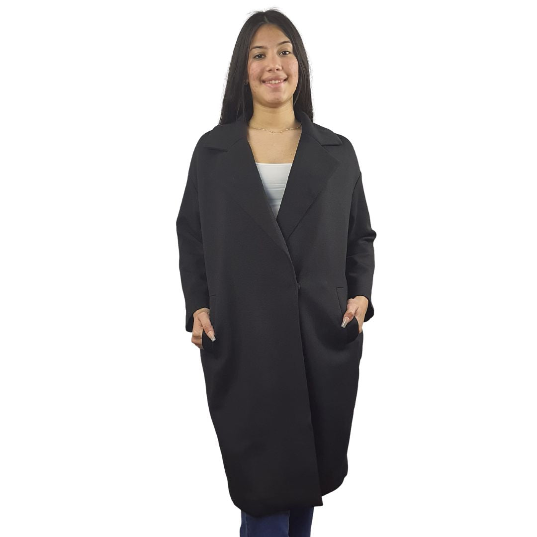 Blazer Vero Moda Negro Style RAB LONG SWEAT BLAZER(MW-ET-3)