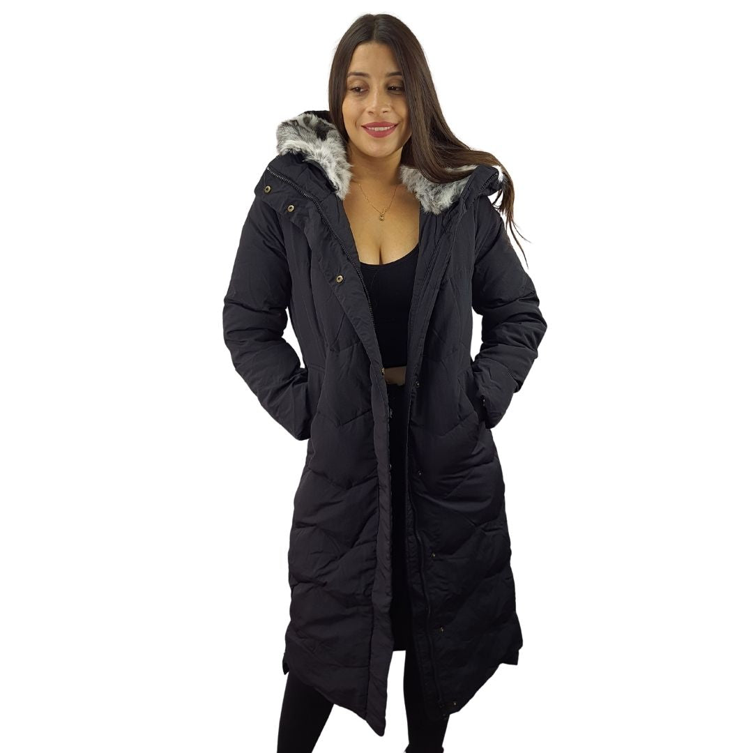 Parka Veromoda Negro Style SQUARE KNEE DOWN COAT(LL)