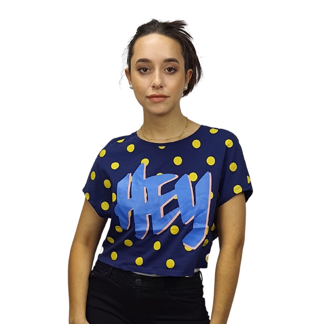 Blusa Vero Moda Azul Style HOH S/S TOP(TP-CS-2)