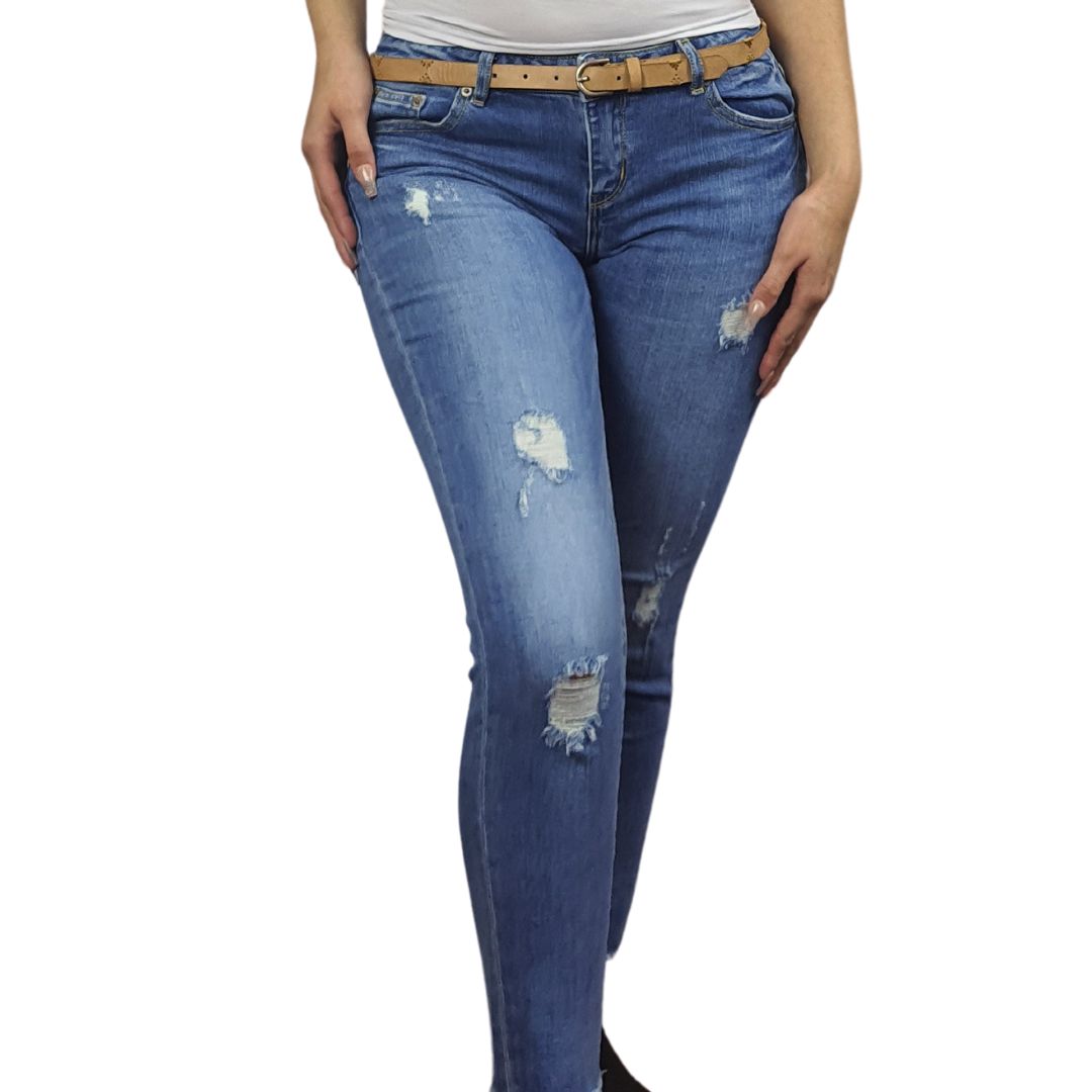 Jeans Vero Moda Azul Claro Style CREEPER 9/10 SLIM JEANS(RN)