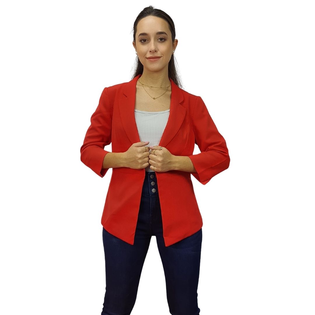 Blazer Vero Moda Naranja Style EUROPE 3/4 BLAZER(VMC-TP-EC-2)