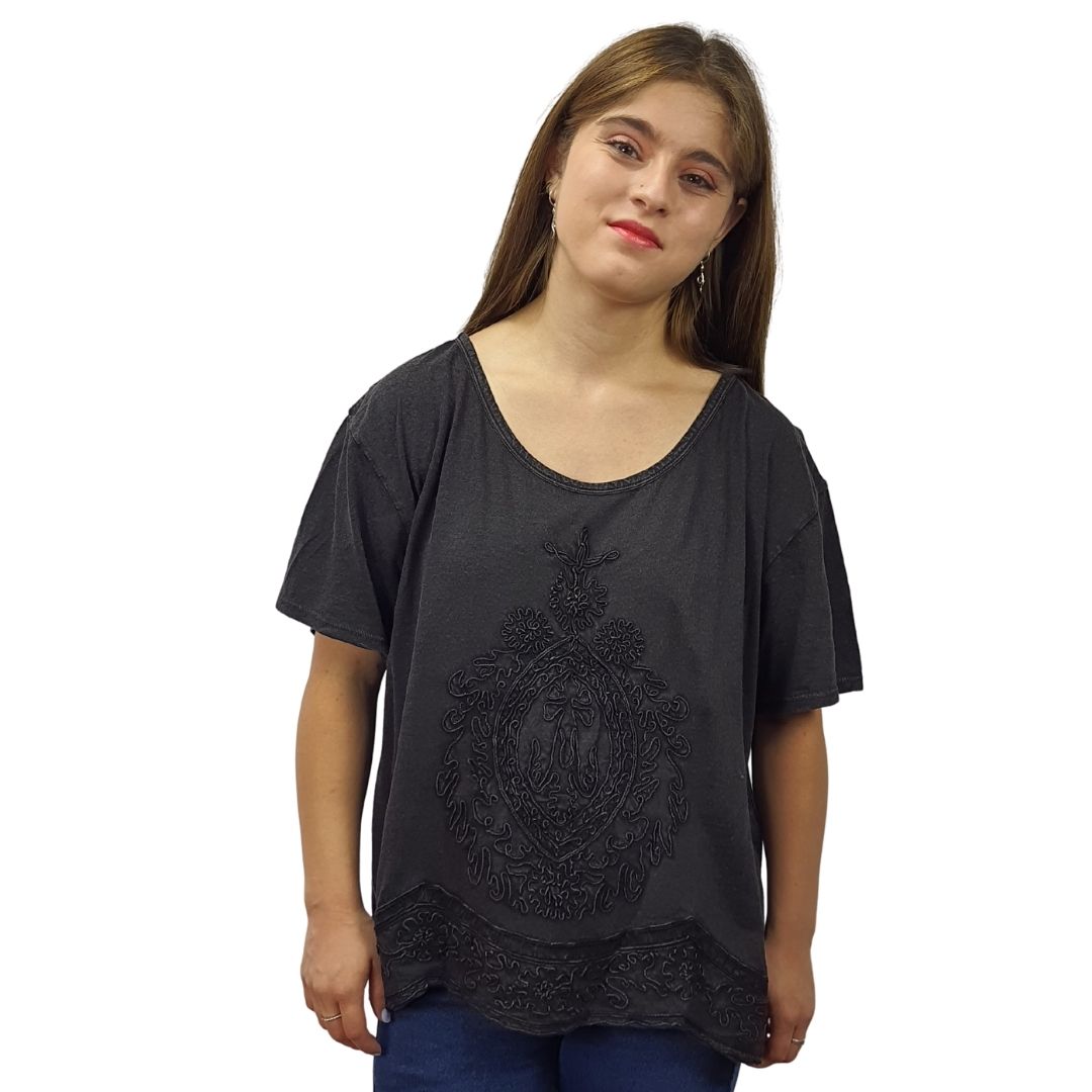 Polera Rapsodia Kokoro Gris