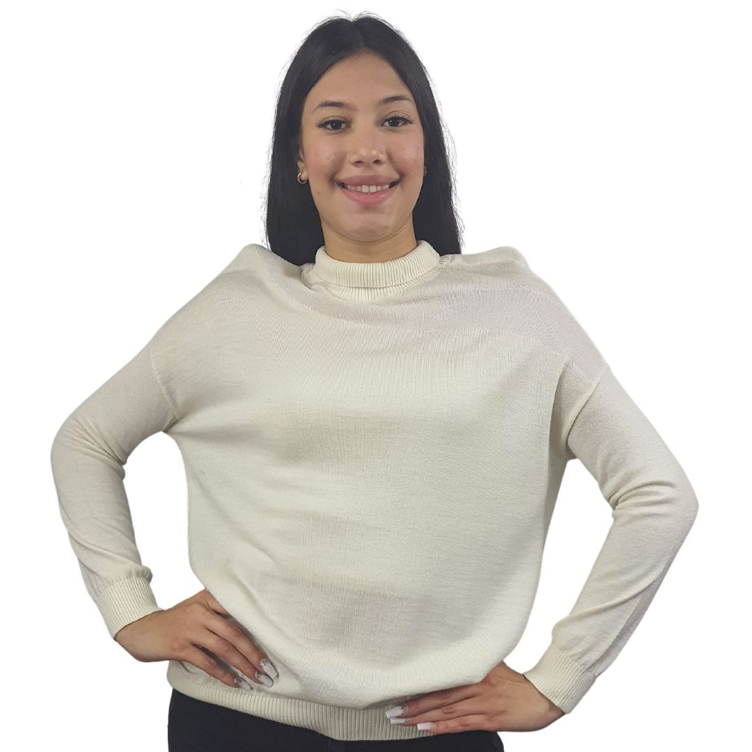 Sweater Vero Moda Beige Style AMY L/S KNIT(VMC-BT)