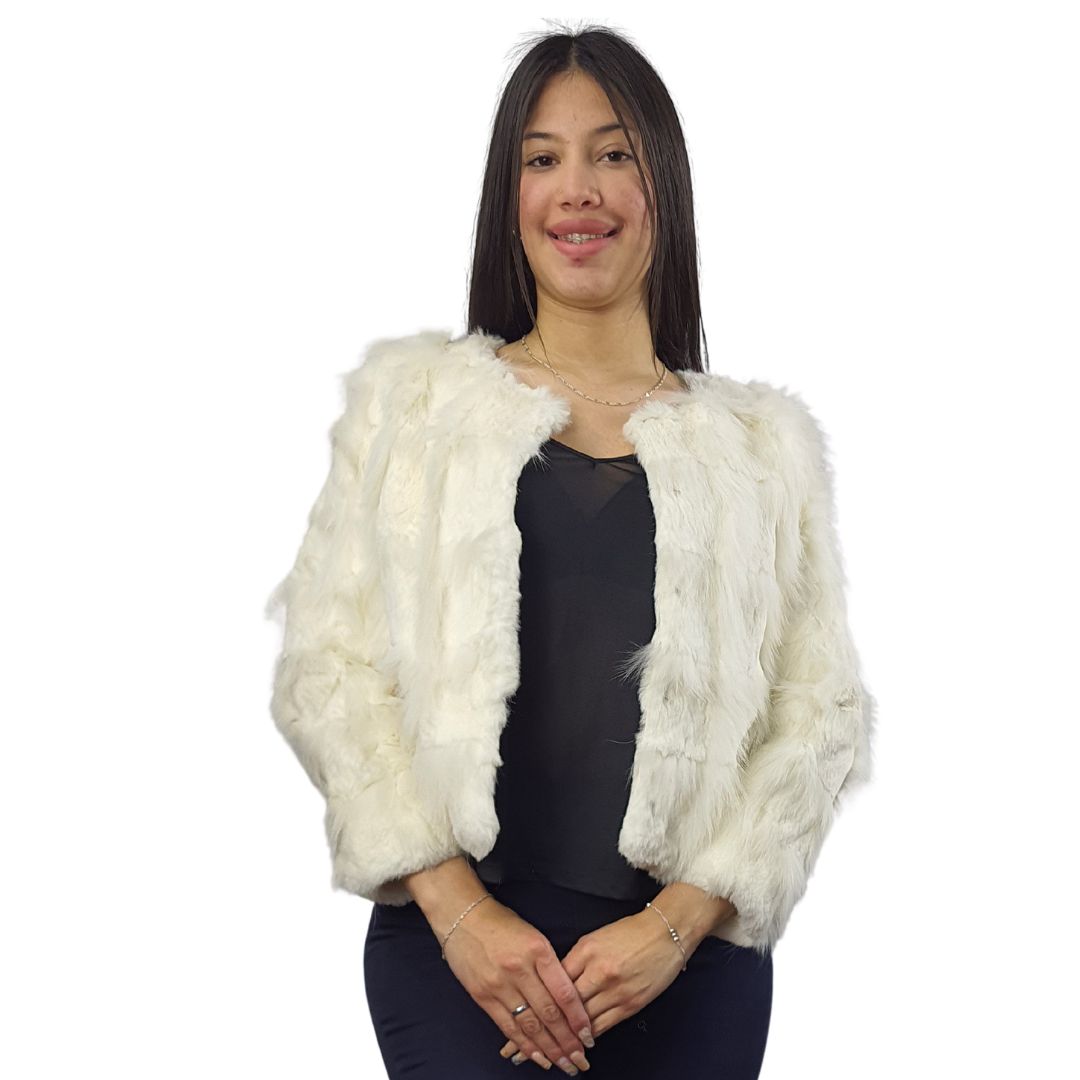 Chaqueta Vero Moda Blanco Style SANDRINE SHORT FUR JKT(VMC-EL)