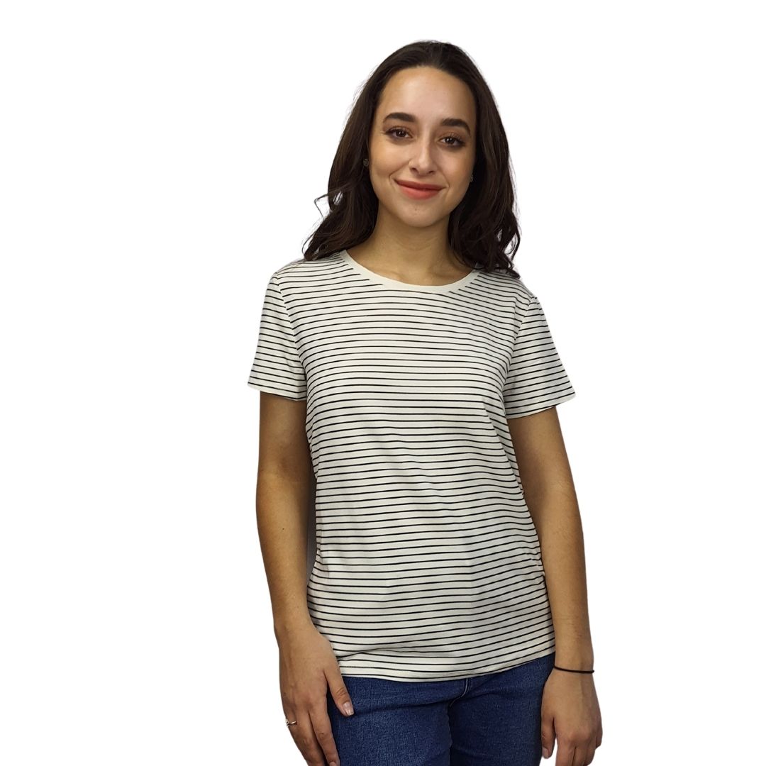 Blusa Vero Moda Blanco Style TRILLY S/S TOP(TP)-OR