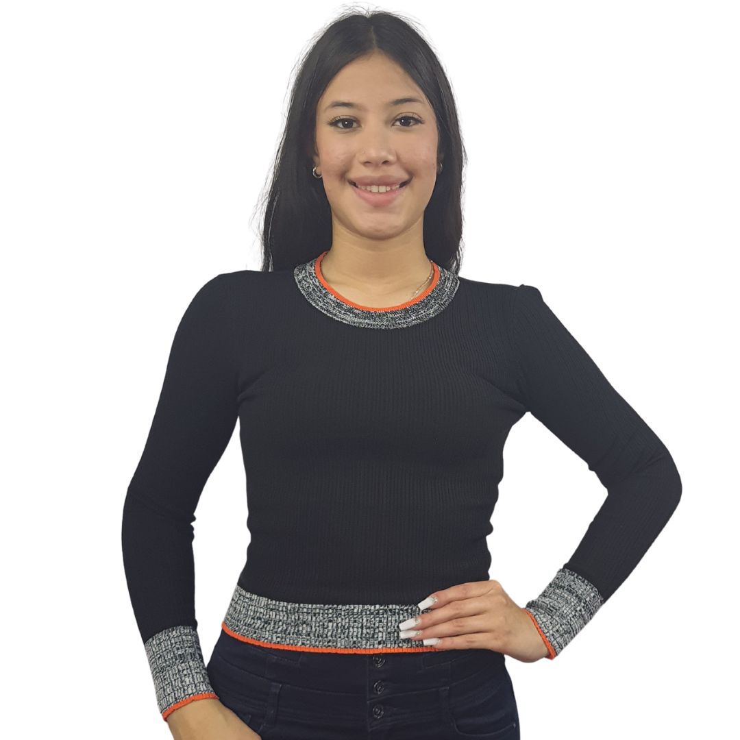 Sweater Vero Moda Negro Style HARRY L/S KNIT(UM)