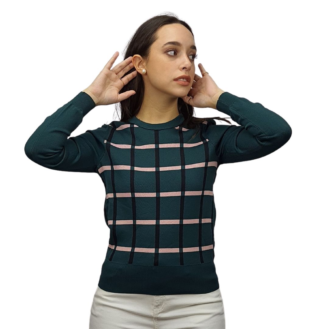 Sweater Vero Moda Verde Style GUM L/S KNIT SET(MW-ET-1)