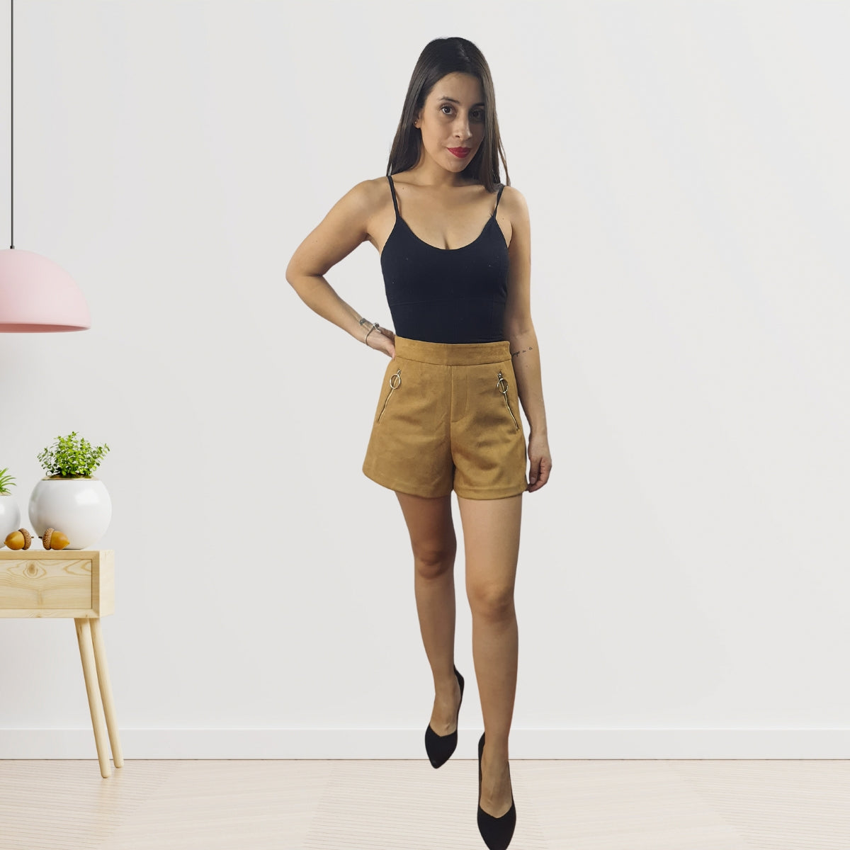 Short Vero Moda Marron Style APEX SHORTS(UR)
