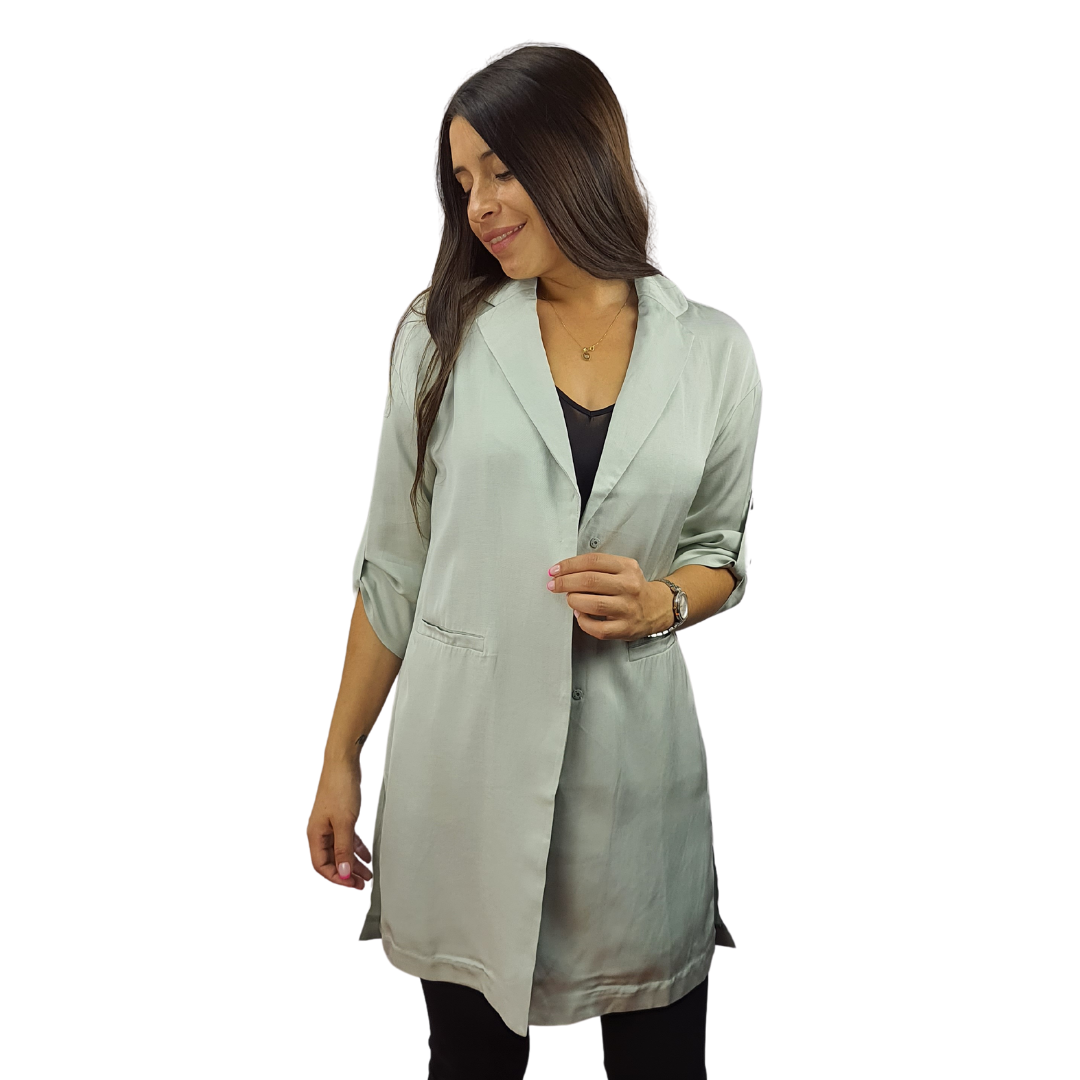 Blazer Vero moda Verde Style PATRICIA 3/4 BLAZER(VMC-TP)