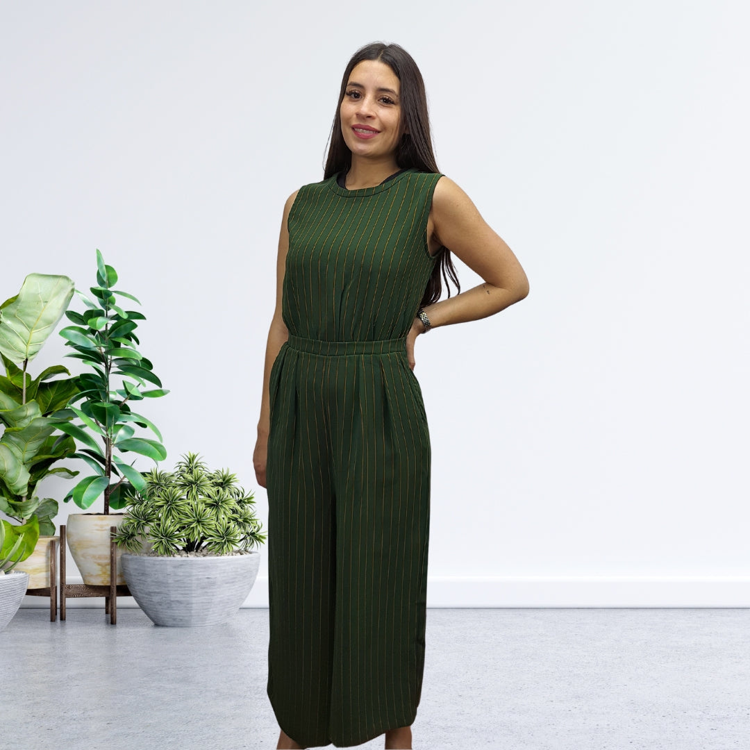 Entero Vero Moda Verde Style GREAT 7/8 LOOSE CATSUIT(PM-ET-2)