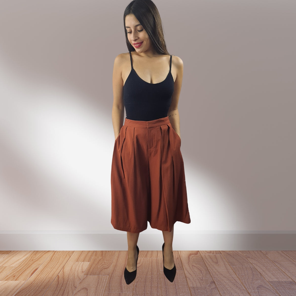 Pantalon Vero Moda Cobre Style TEDDY 3/4 PANTS(VMC-HH)