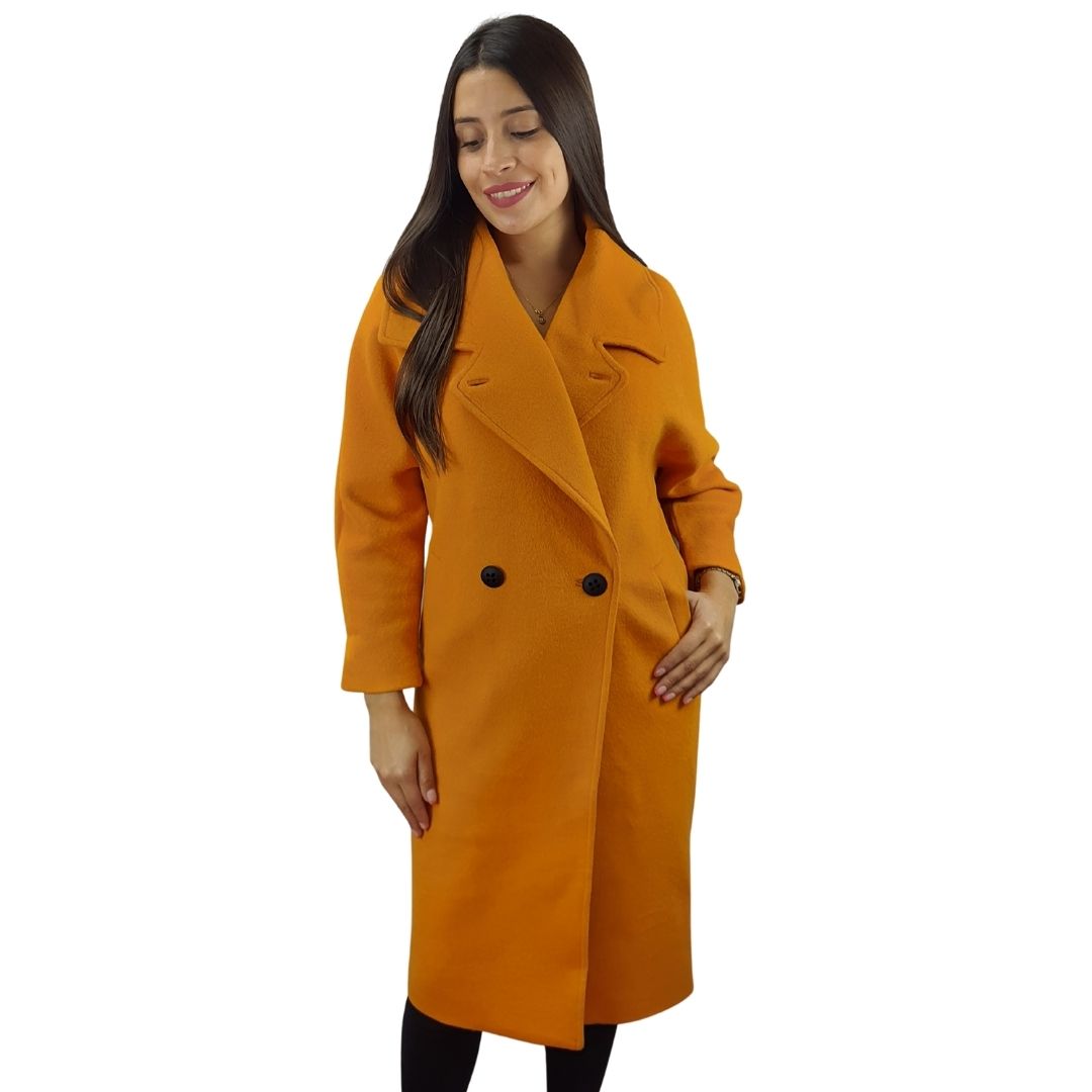 Blazer Vero Moda Naranja MARA SOLID L/S WOOL COAT(LL)