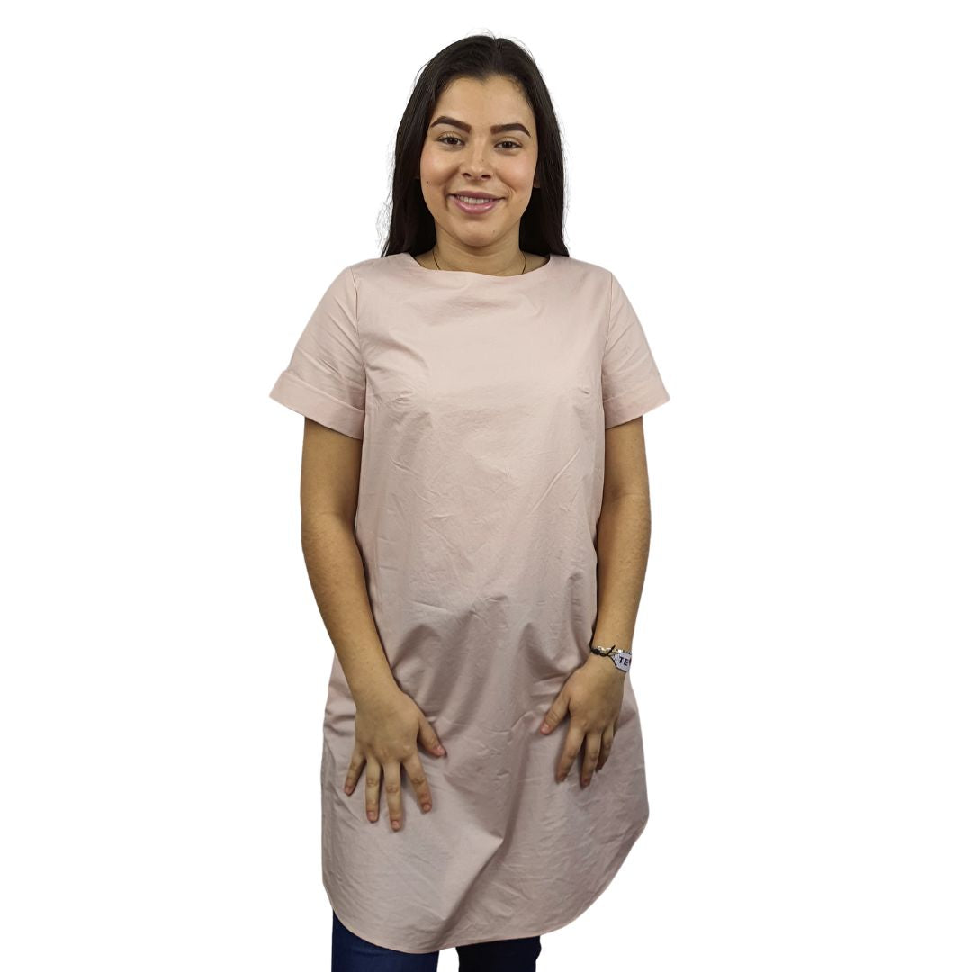 Blusa Vero Moda Rosa Vieja Style FRESSIA S/S LONG TOP(VMC-NE-EC-2)