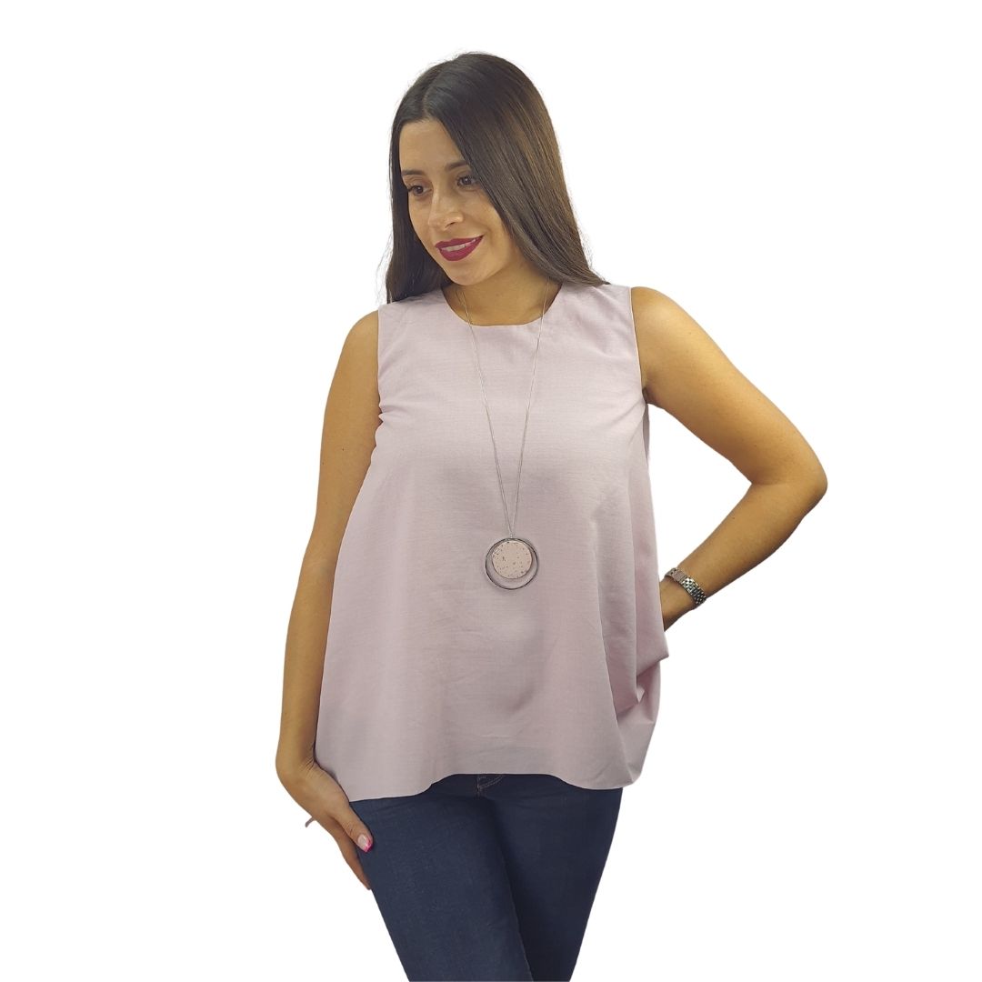 Blusa Vero Moda Rosa Vieja Style HONEY S/L WOVEN TOP(VMC-TP)