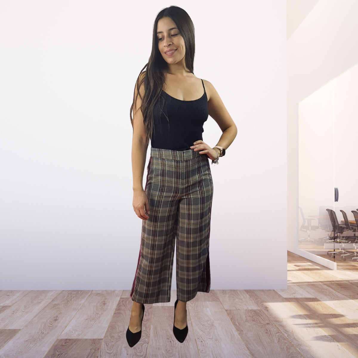 Pantalon Vero Moda Vino Style FREE 9/10 STRAIGHT PANTS(DR)