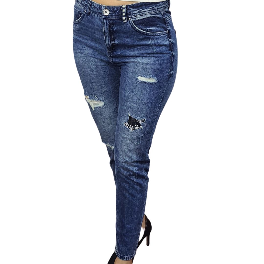 Jeans Vero Moda Azul Style MUSIC BOYFRIEND JEANS(UM)