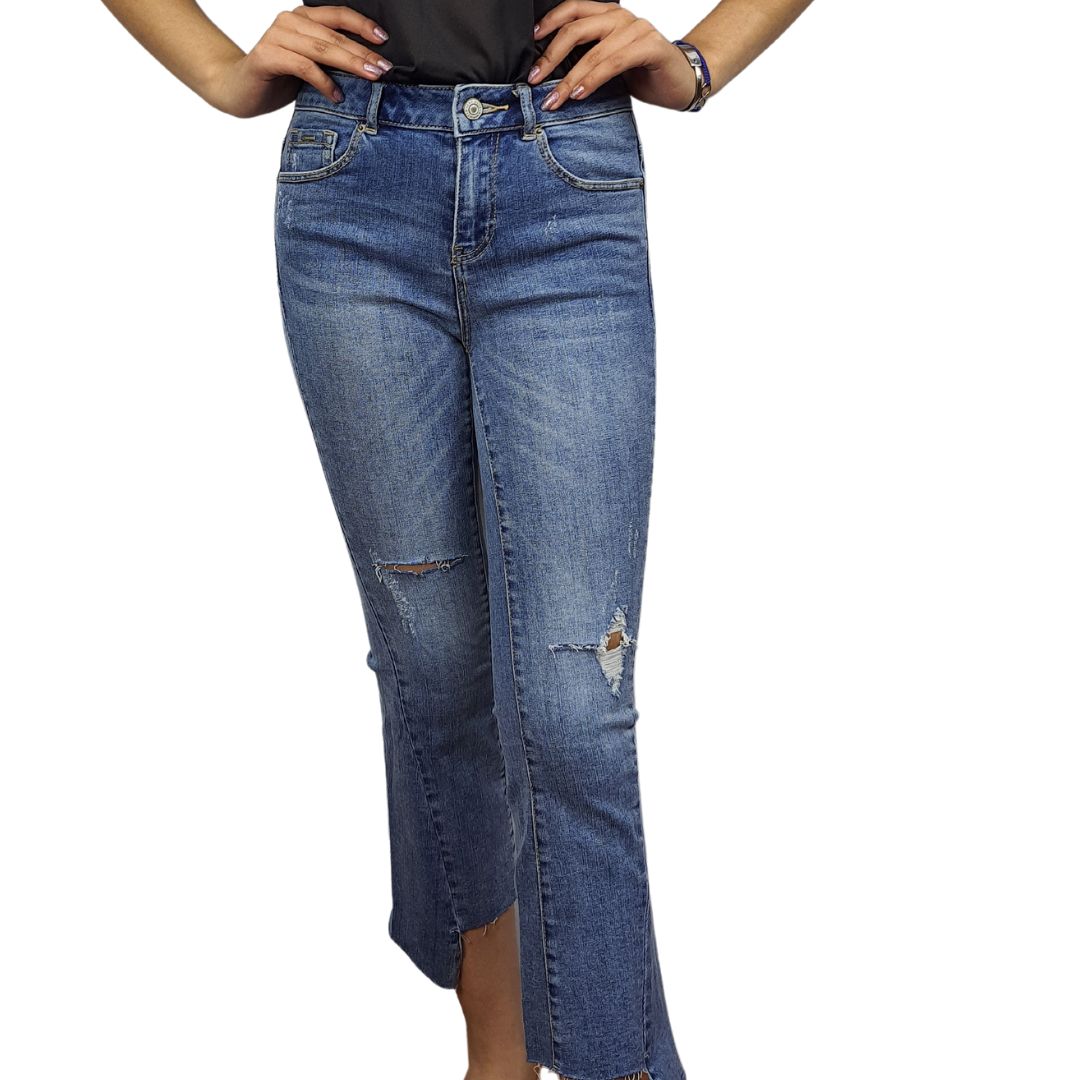 Jeans Vero Moda Azul Claro Style CREAM 7/8 HW SB JEANS(NN)