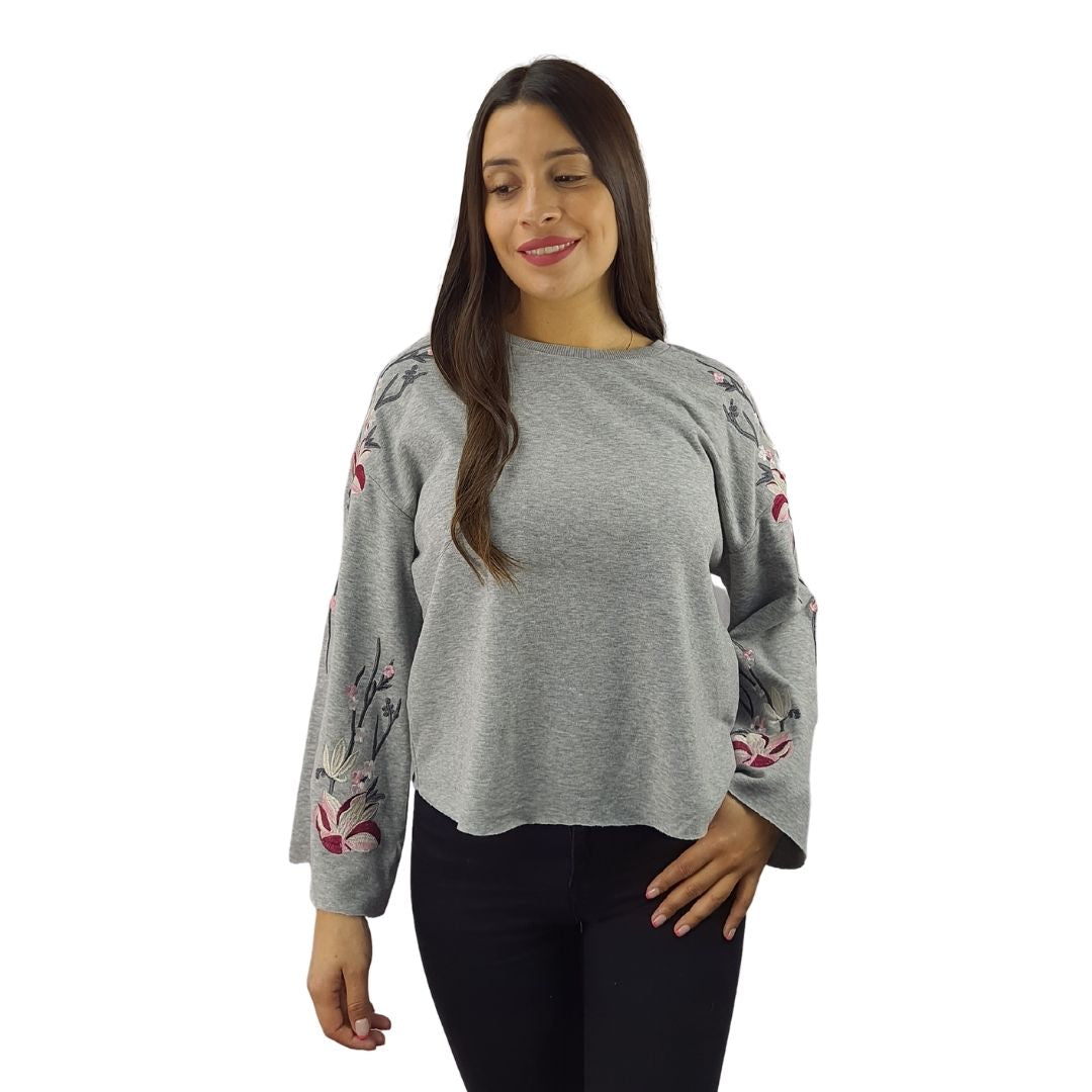 Sweater Vero Moda Gris Style JUDY L/S SWEAT(NR)