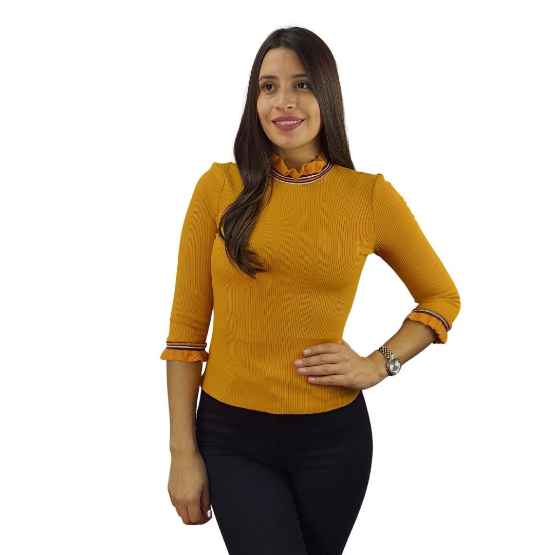 Sweater Vero Mostaza Style Moda DREAM 3/4 TOP(DR)