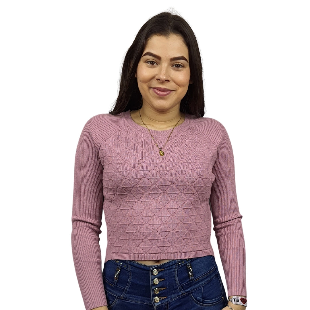 Sweater Vero Moda Rosa Palido Style LUCY L/S KNIT(UM)