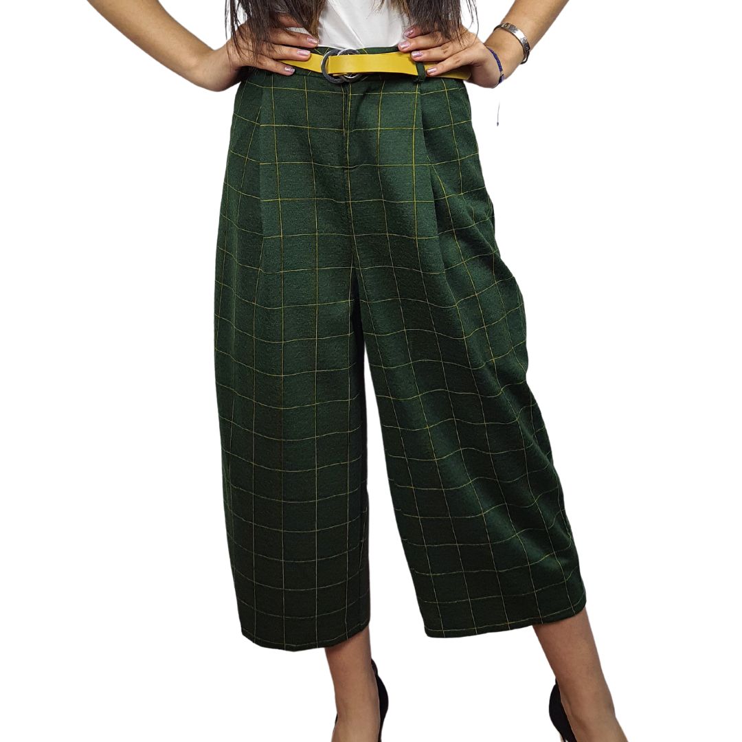 Pantalón Vero Moda Verde Style ALINA CULOTTE 7/8 PANTS(PM)
