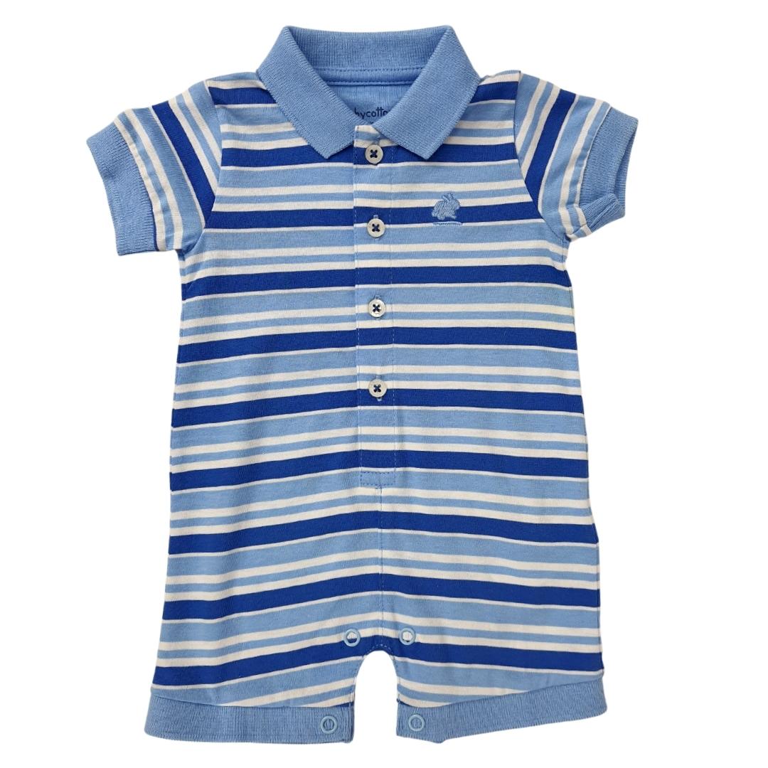 Enterito Babycottons C/polo Joseph Hawaii Ray MC Celeste