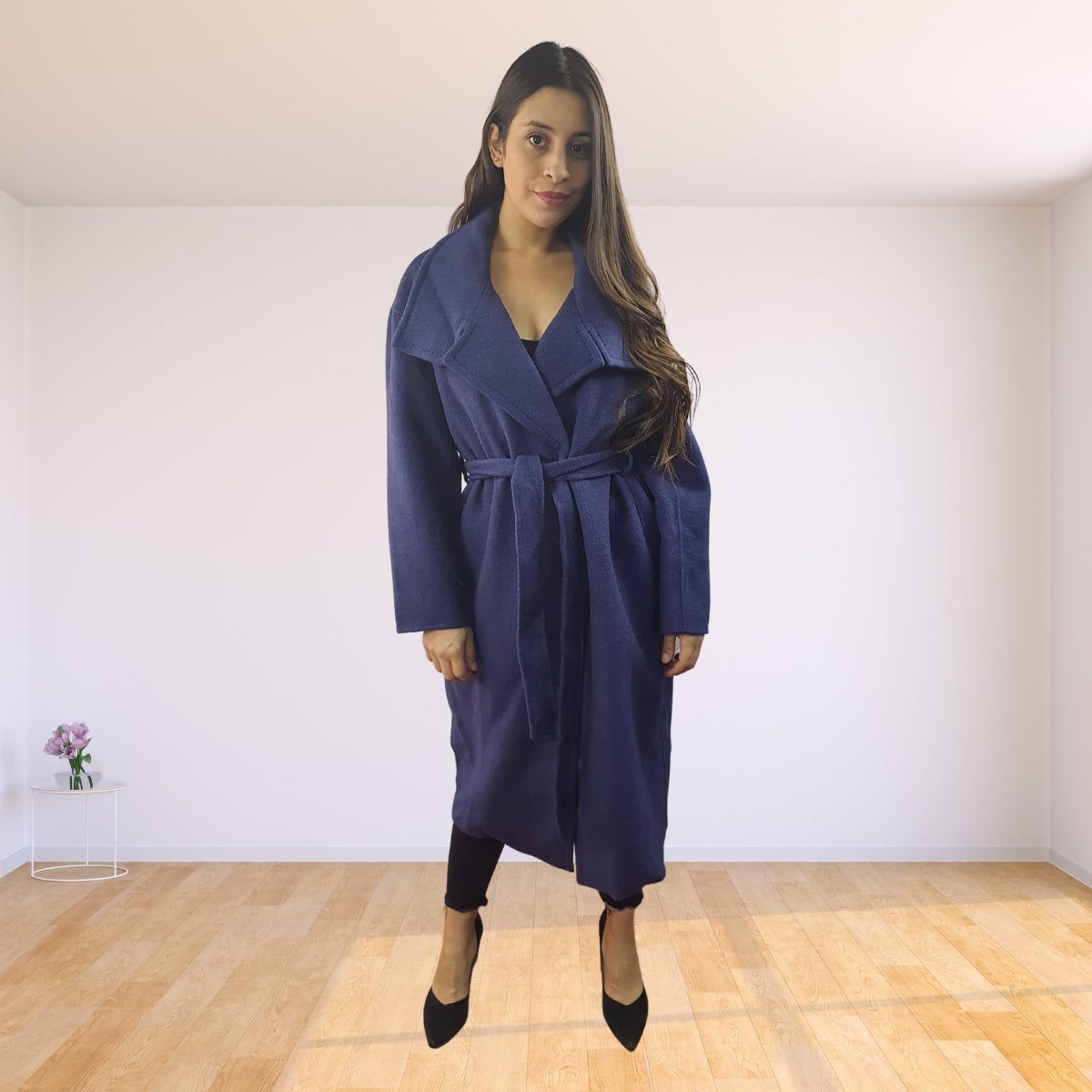 Blazer Vero Moda Azul Oscuro Style DANCE DF L/S WOOL COAT(VMC-LL)