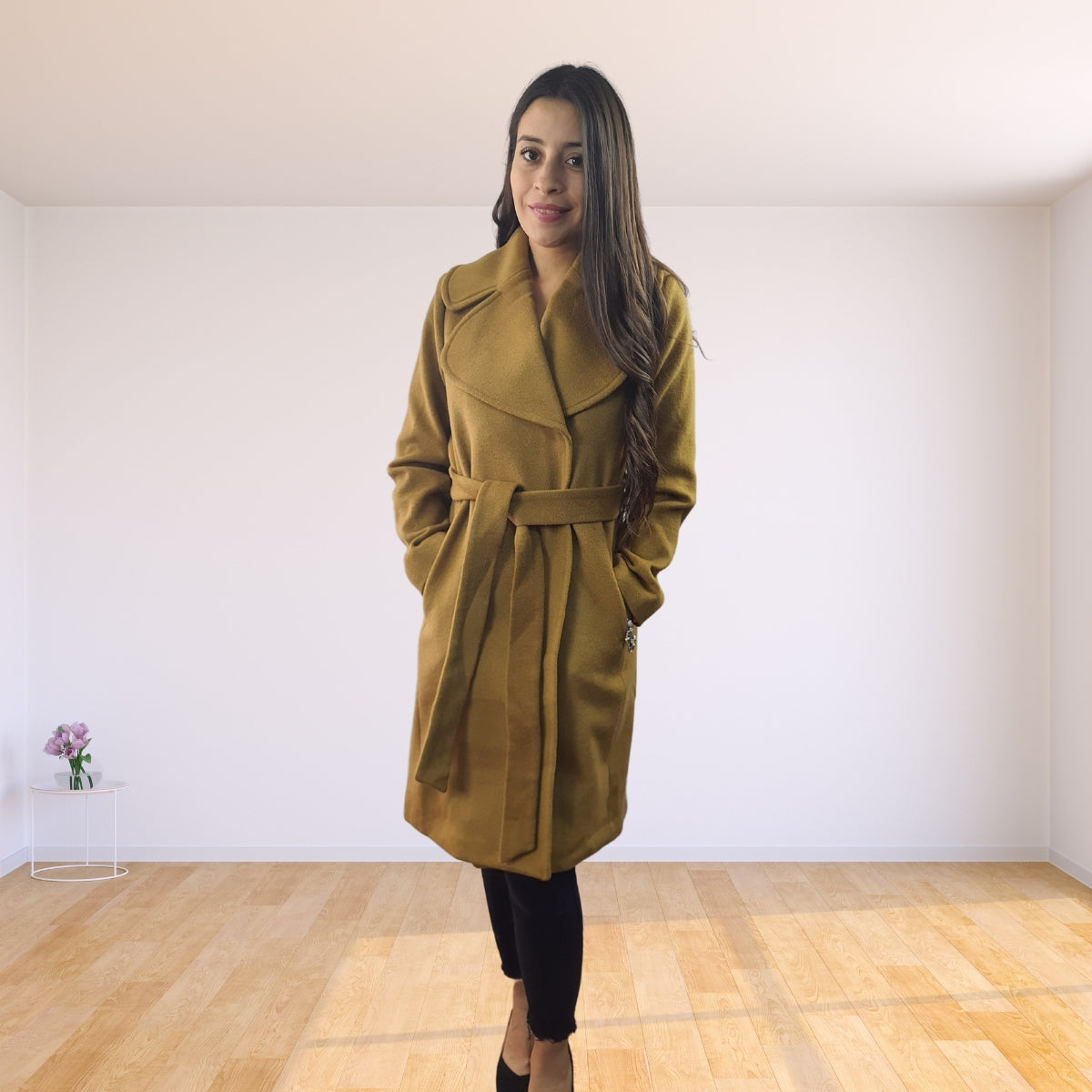 Blazer Vero Moda Verde Pistacho Style BETTER L/S WOOL COAT(DR)