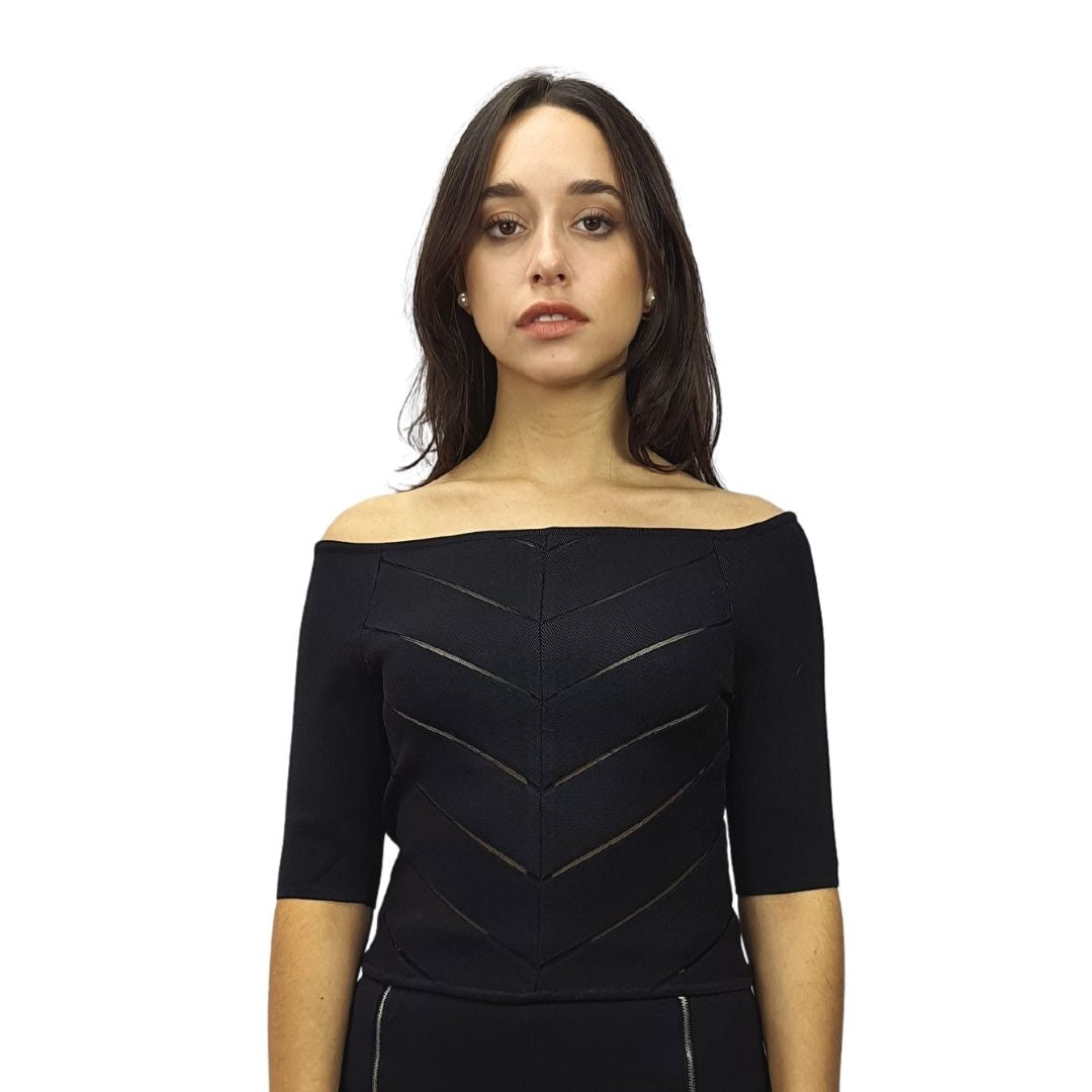 Blusa Vero Moda Negro Style KALA 1/2 KNIT(NL)