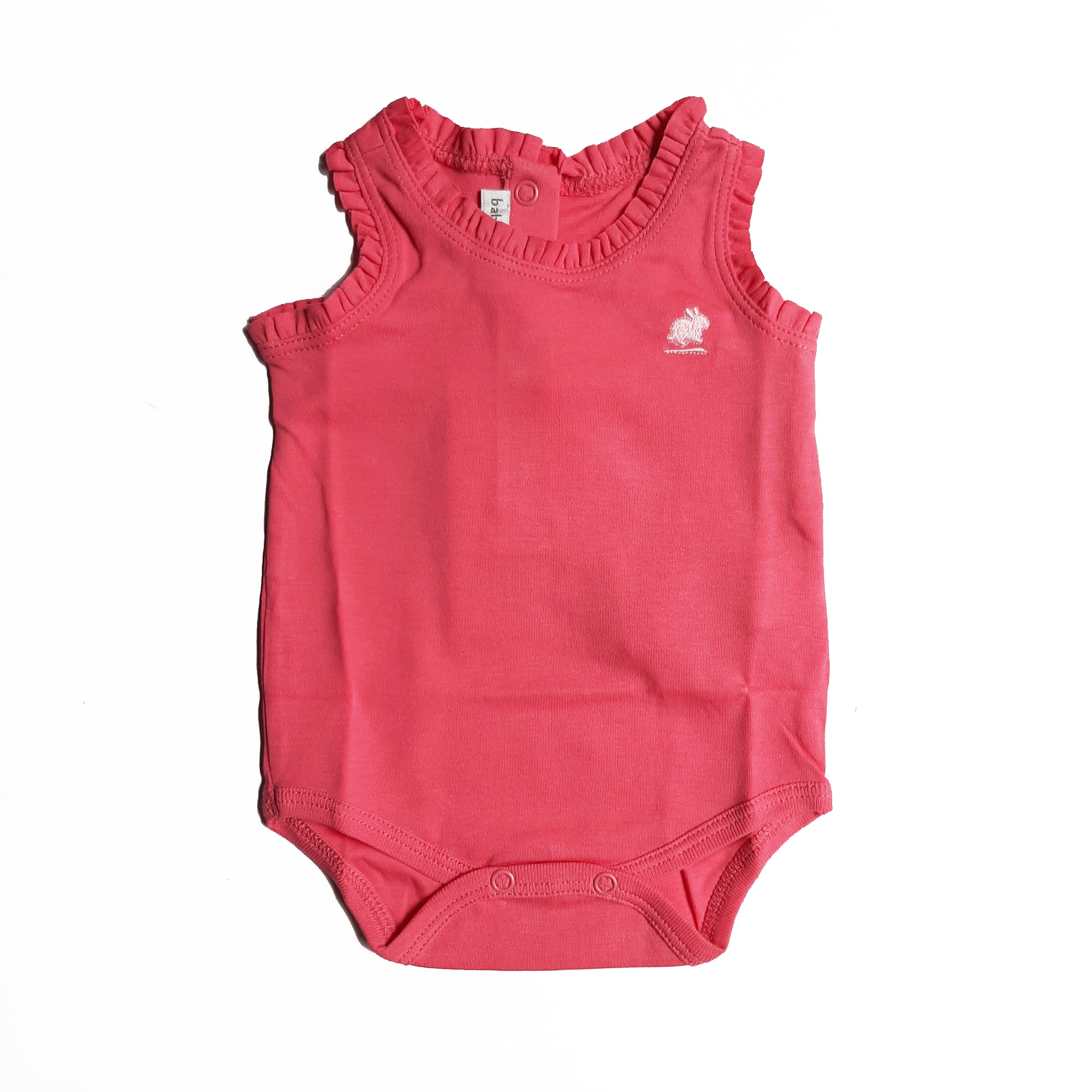 Body Babycottons Pima Colors Competicion Fucsia Fresa