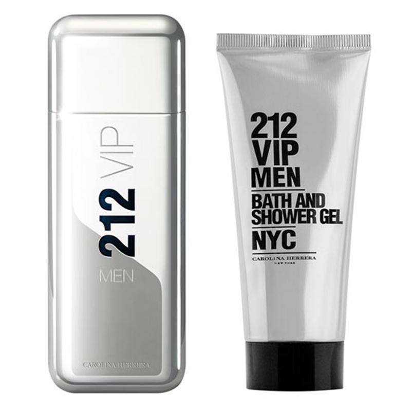 212 VIP Men Estuche 100ML EDT + Bath&Shower Gel Hombre Carolina Herrera