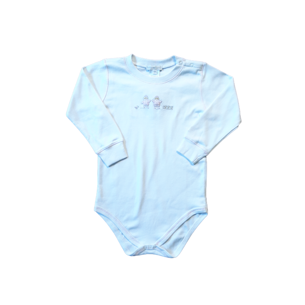 Body Babycottons T-Shirt ML Artic Blanco Rosa