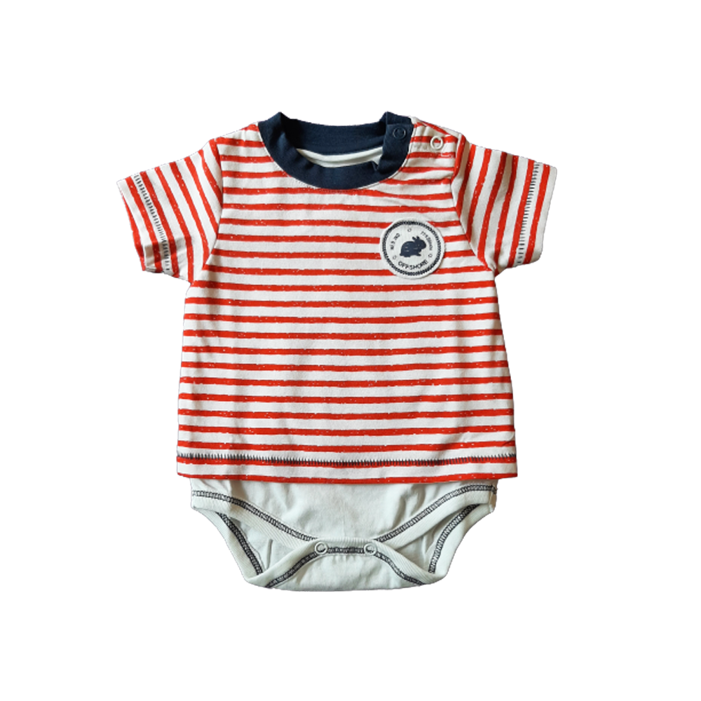 Body Babycottons T Mc Offshore Ray E Rojo
