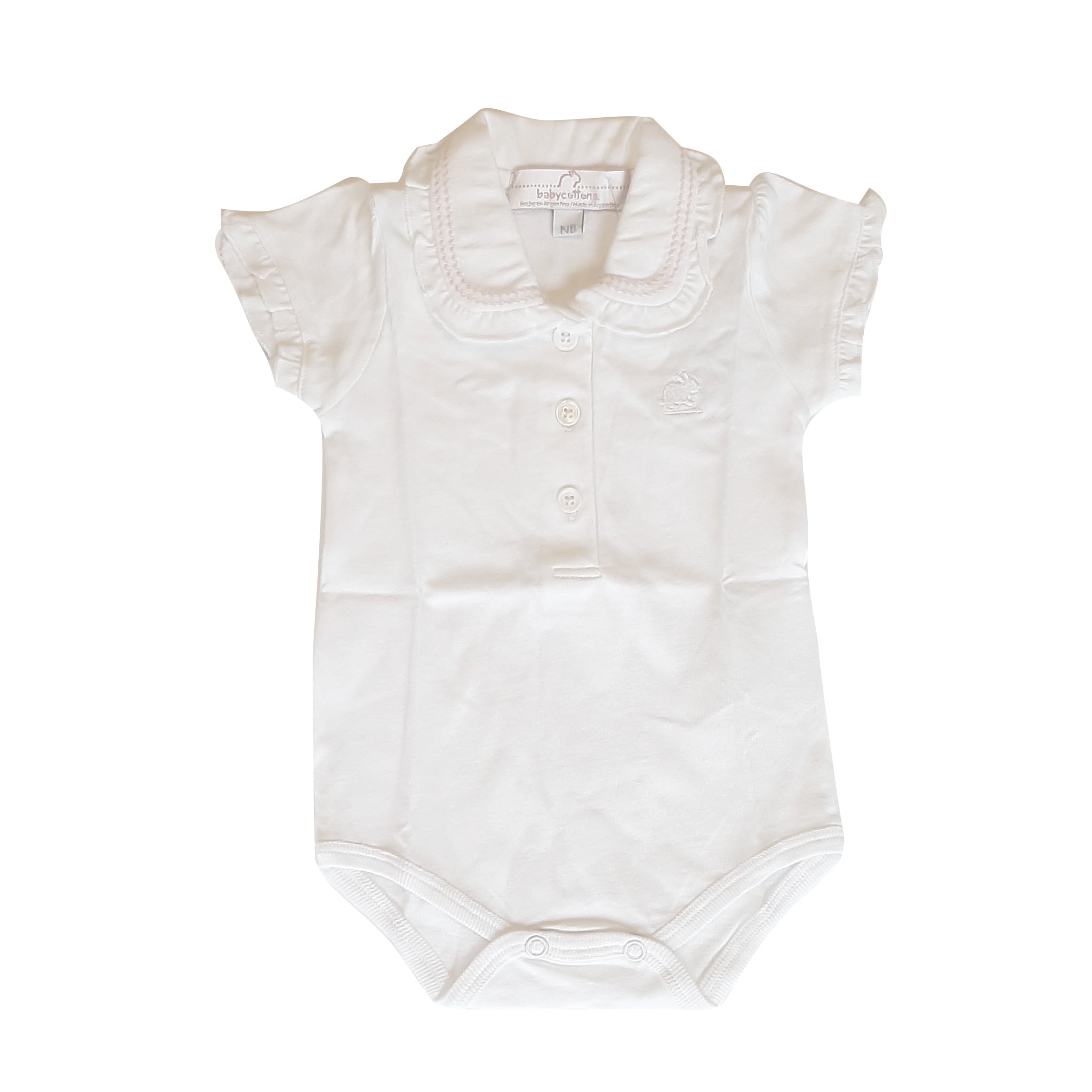Body Babycottons C/BB Andy Blanco Rosa