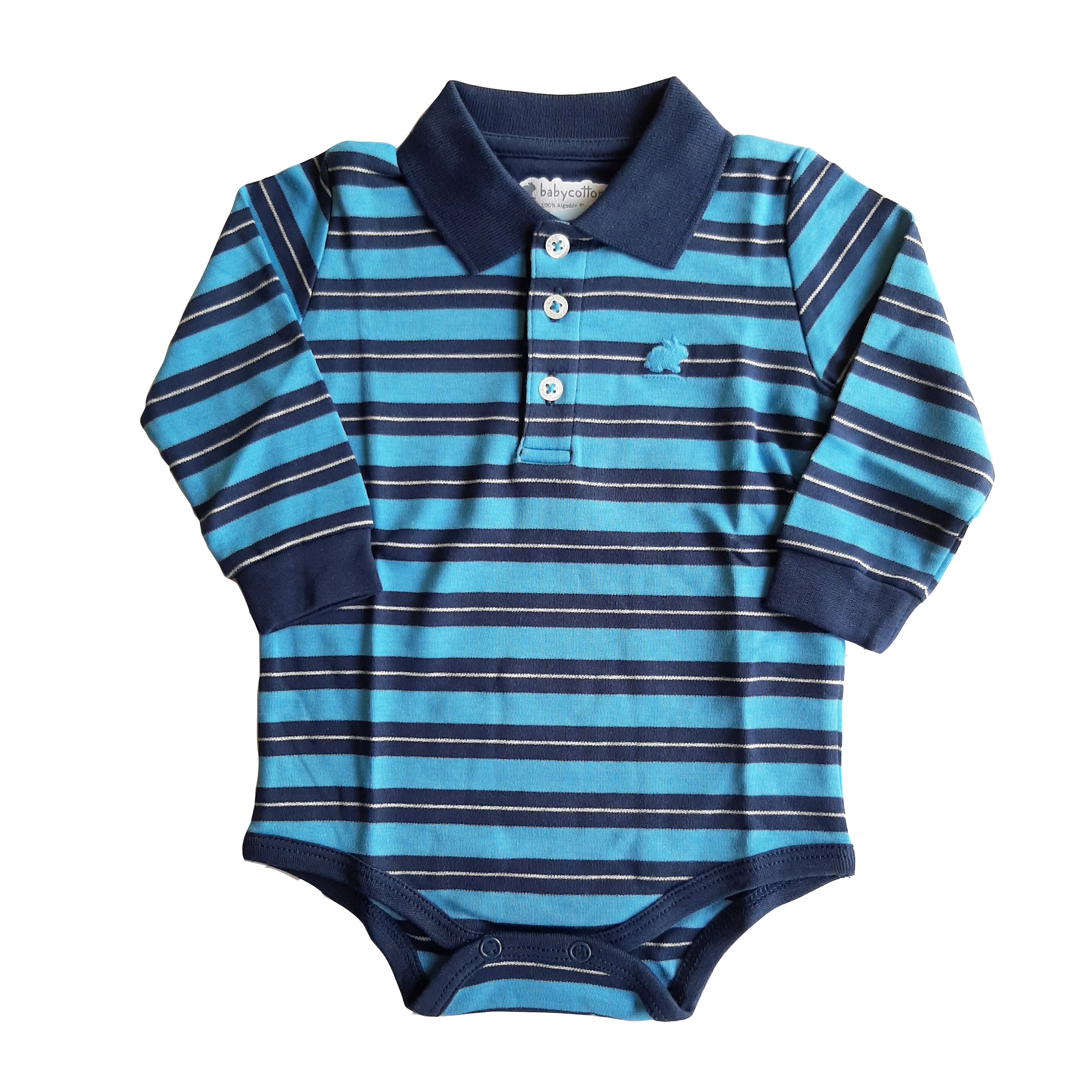 Body Babycottons C/Polo William Ray Celeste