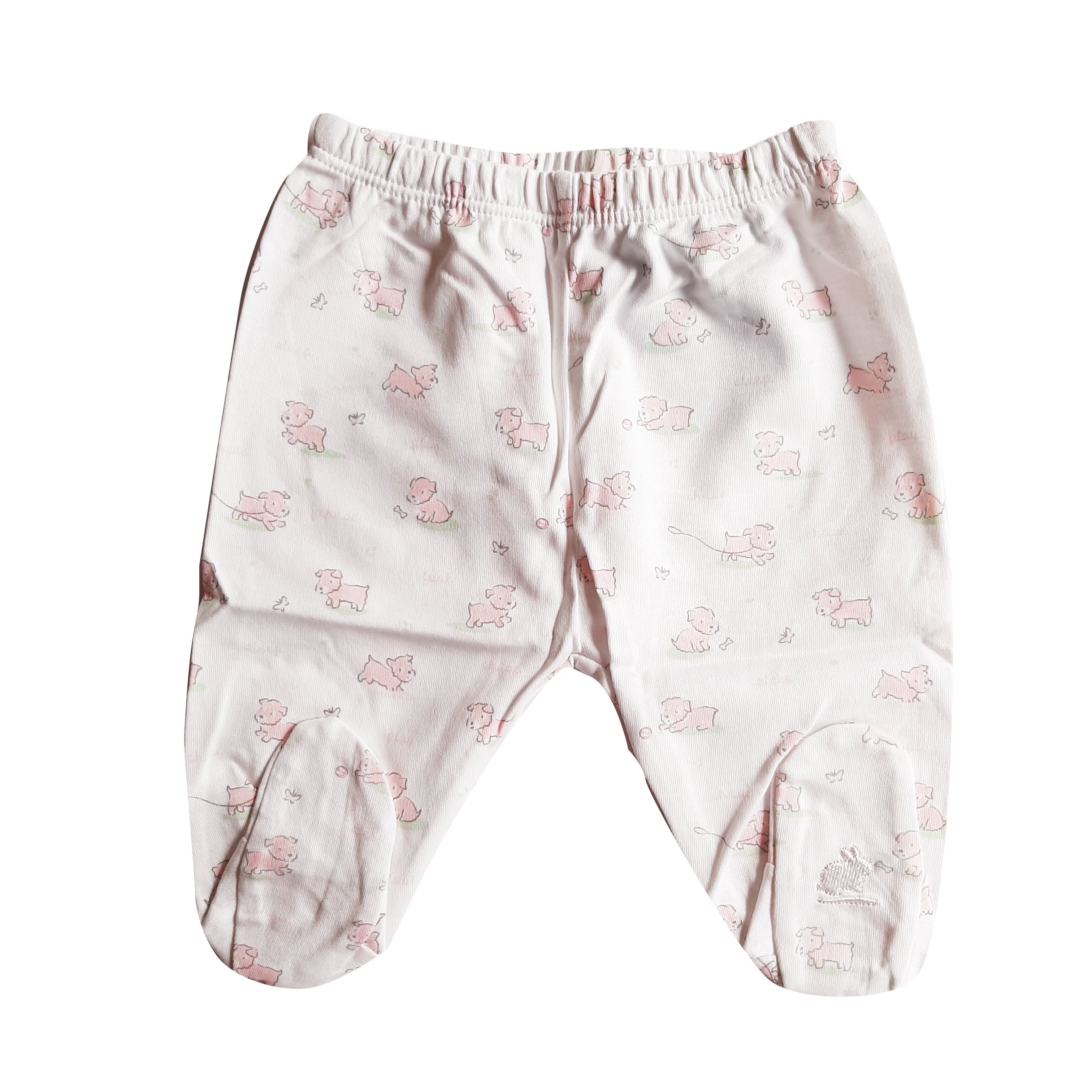 Set Babycottons Welshie Blanco Rosa