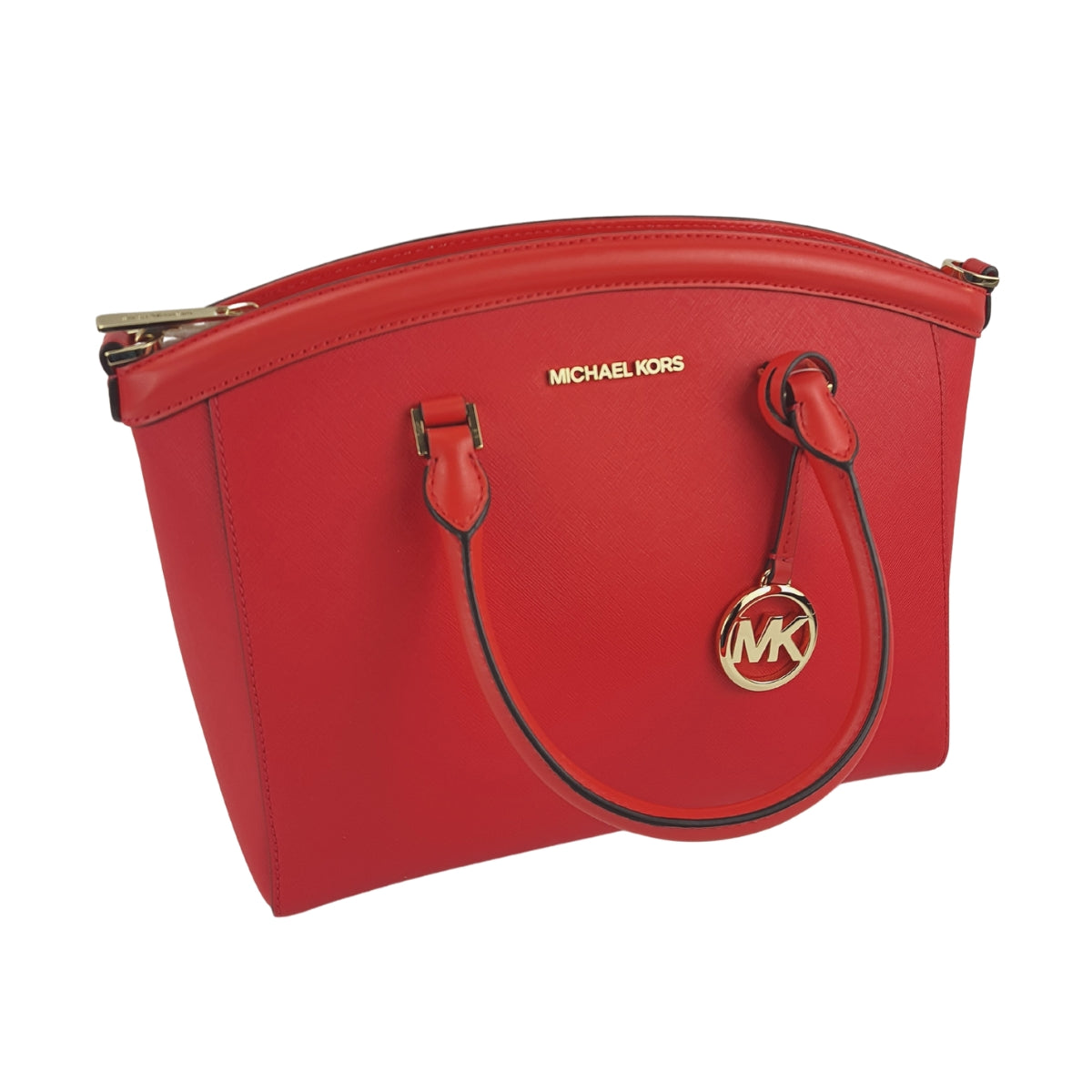 Cartera Michael Kors YARA Satchel Leather Coral Reef LgColor CORAL REEF