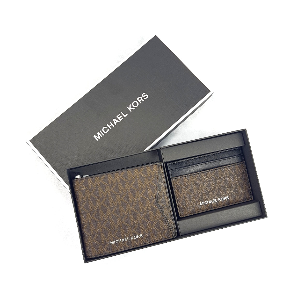 Billetera Michael Kors BILLFOLD Cc Box Set Pl BrownColor BROWN