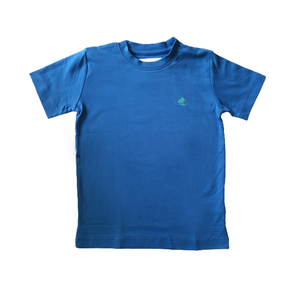 Polera Babycottons Pima Colors AzUL L-Verde
