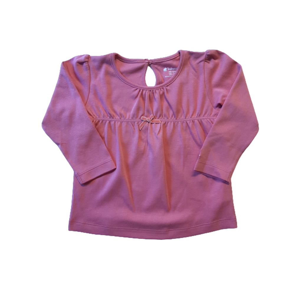 Camiseta Babycottons Pima Colors Ml Fucsia