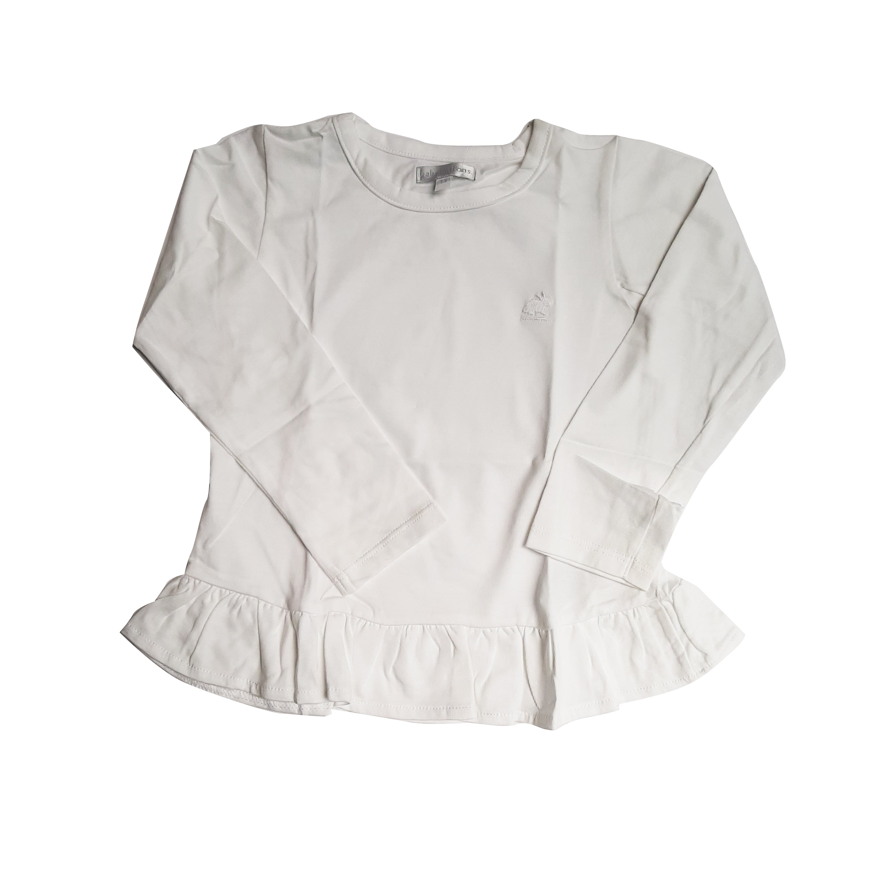Polera Babycottons ML Pima Blanca