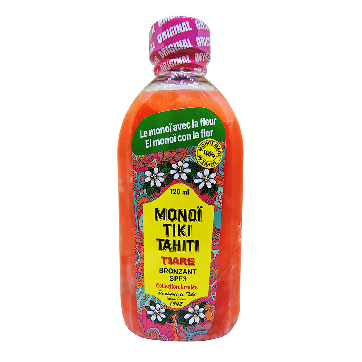 Bronceador Monoi Tiki Tahiti Tiare 120ml