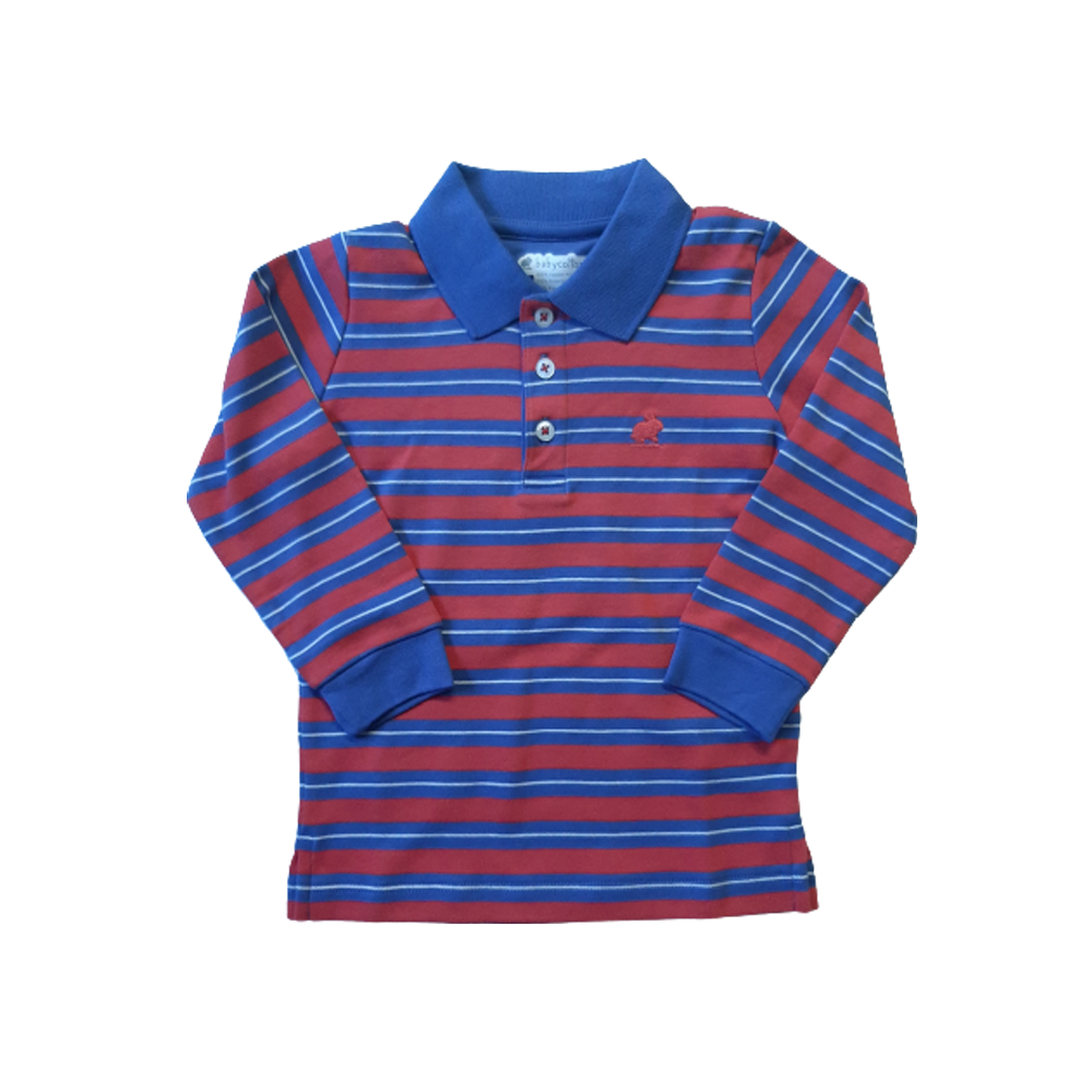 Polera Babycottons C/Polo William Multicolor