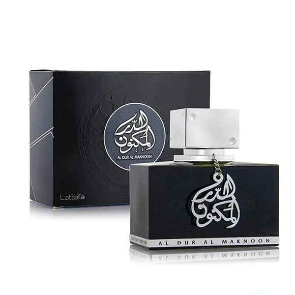 Al Dur Al Maknoon Silver 100Ml Edp Unisex Lattafa Perfume- Inspirado en AVENTUS CREED