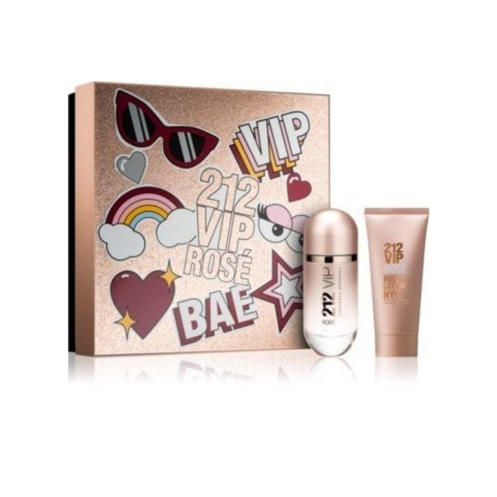 Estuche 212 Vip Rosé EDP Mujer 80 Ml +100 Ml B/L